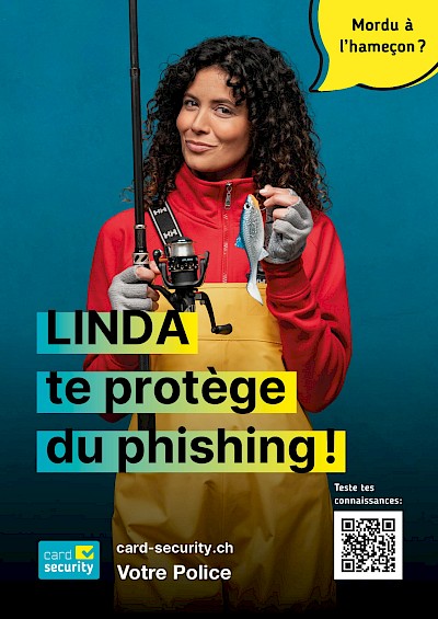 Affiche: «Mordu à l'hameçon ?»