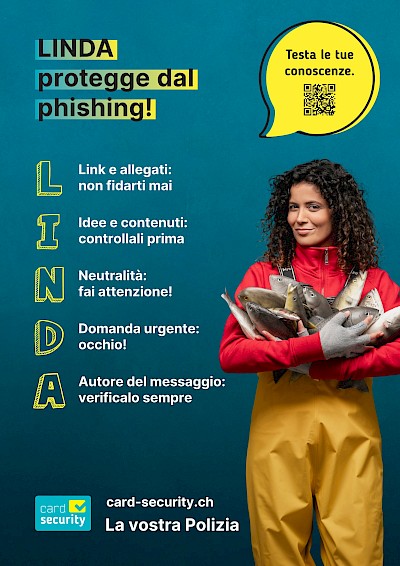 Manifesto con frasi promemoria LINDA